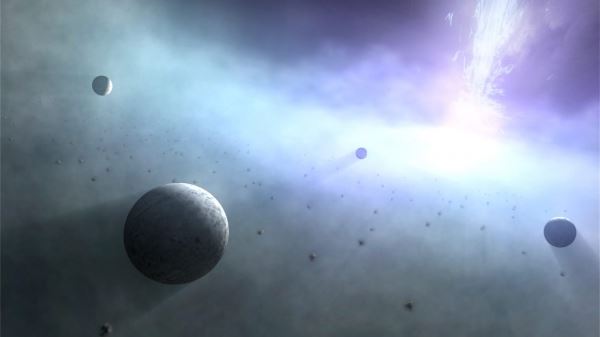 Планеты могут образовываться и вращаться вокруг сверхмассивных чёрных дыр
