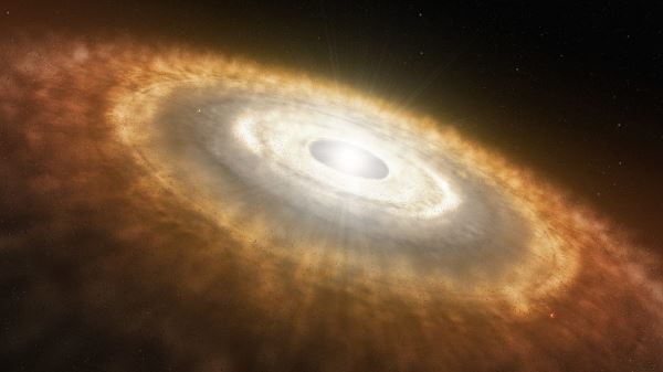 Обнаружены пустоты в протопланетном диске
