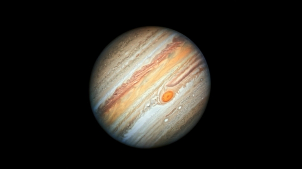 “Хаббл” получил суперчёткое изображение Юпитера