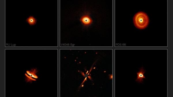 Учёные показали разнообразие дисков вокруг молодых звёзд